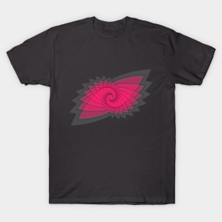 hypnotized - fluid geometrical eye shape T-Shirt